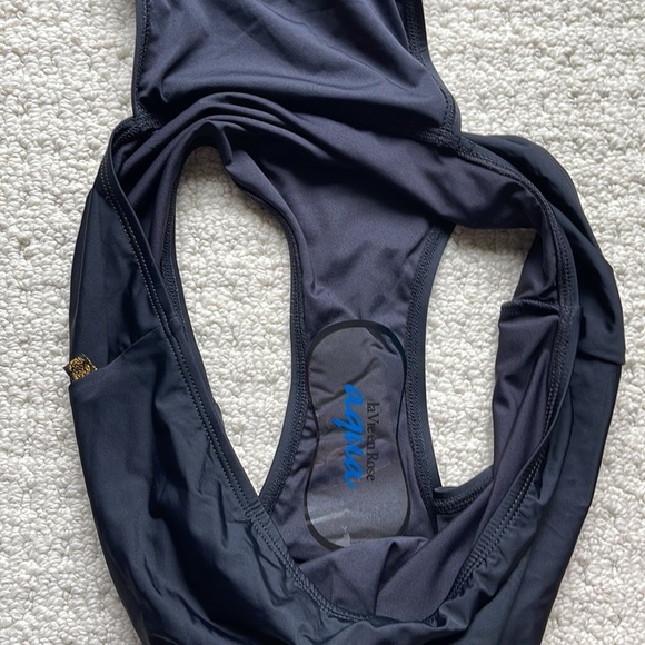 La Vie en Rose NWT Black ROSA High Neck One-piece Swimsuit CHOOSE SIZE - Picture 9 of 10